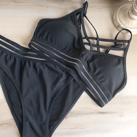 Fashionova Black Mesh Bikini Set - Picture 15 of 15